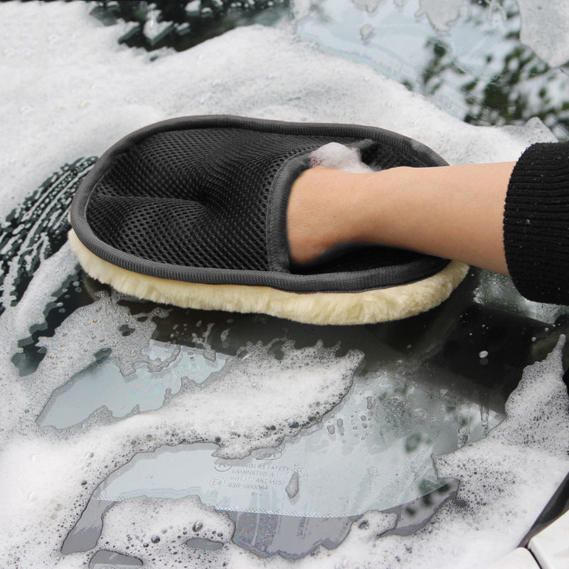 Car Wash Wool Gloves